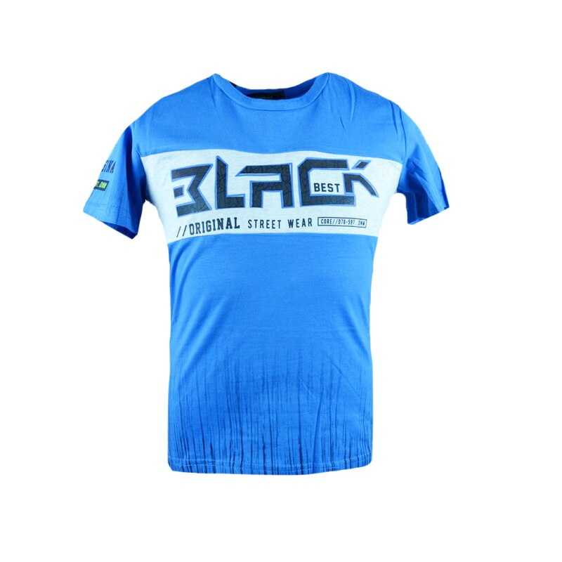 Tricou maneca scurta pentru baieti Happy House HB-8171, Albastru