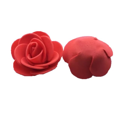 Set de 144 trandafiri de spuma, de 2 cm, rosu