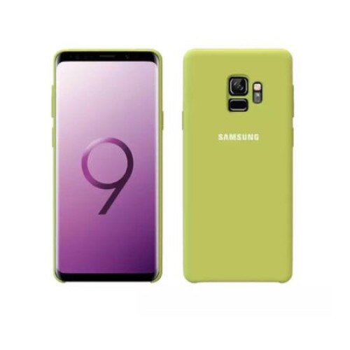 Husa de protectie din silicon pentru Samsung Galaxy S9, slim, Verde