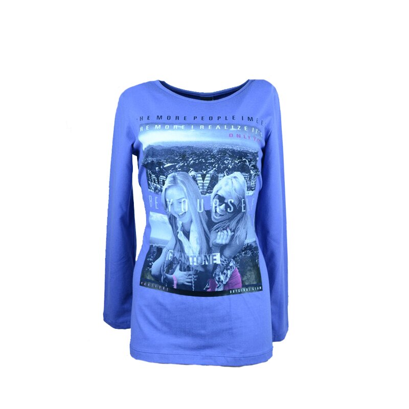 Bluza cu maneca lunga pentru fete Atut A-4834, Mov, 140