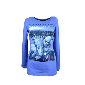 Bluza cu maneca lunga pentru fete Atut A-4834, Mov, 140 Bluza cu maneca lunga pentru fete Atut A-4834, Mov, 140