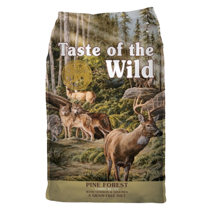 Hrana uscata pentru caini Taste of the Wild Pine Forest, 12.2Kg