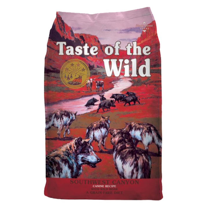 Hrana uscata pentru caini Taste of the Wild Southwest Canyon, 12.2 Kg