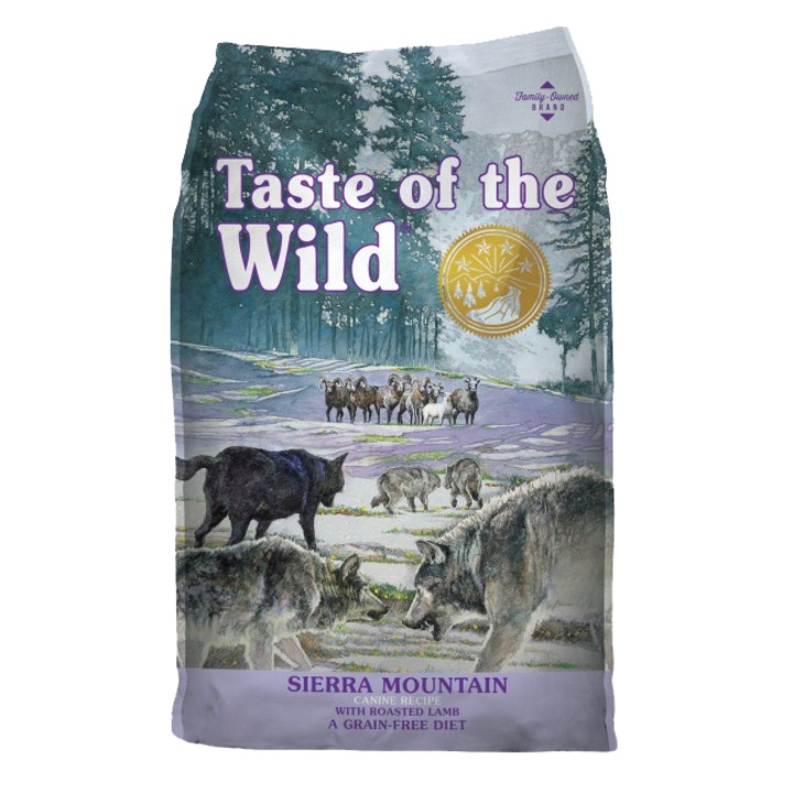 Суха храна за кучета Taste of the Wild Sierra Mountain, 12.2 кг