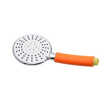 Para de dus,TRENDY S, cu patru functii, maner din silicon,portocaliu Para de dus,TRENDY S, cu patru functii, maner din silicon,portocaliu