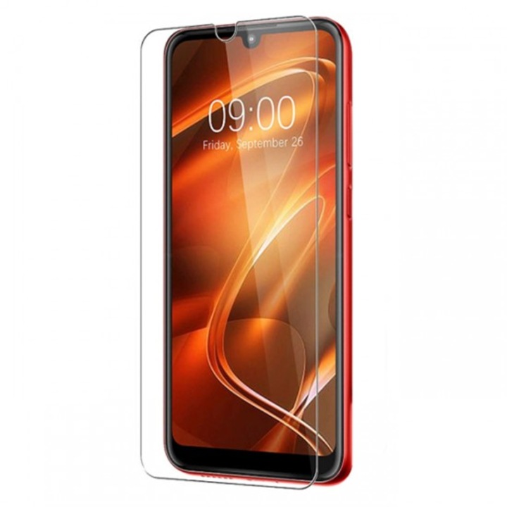 Folie protectie, Sticla securizata, Compatibila cu Lenovo Moto E6 Plus, Transparent