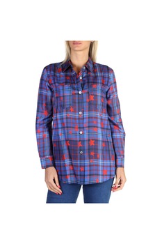Camasa femei Tommy Hilfiger model WW0WW20742, culoare Albastru, marime 2 UK Camasa femei Tommy Hilfiger model WW0WW20742, culoare Albastru, marime 2 UK