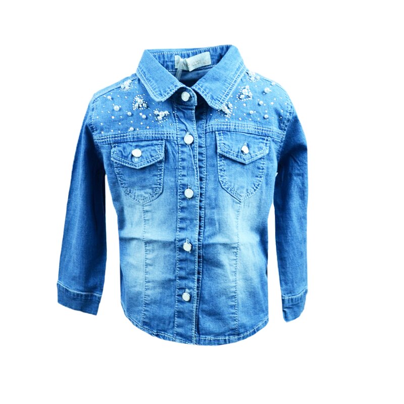 Camasa cu maneca lunga pentru fete Happy House PPS-212, Albastru