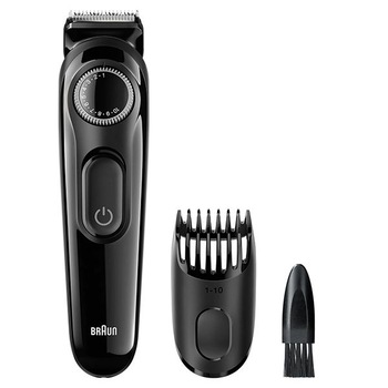 Aparat de tuns barba Braun, Lavabil, Autonomie 40 min., Timp de incarcare: 10 ore, 20 de ghidaje de taiere, Negru Aparat de tuns barba Braun, Lavabil, Autonomie 40 min., Timp de incarcare: 10 ore, 20 de ghidaje de taiere, Negru