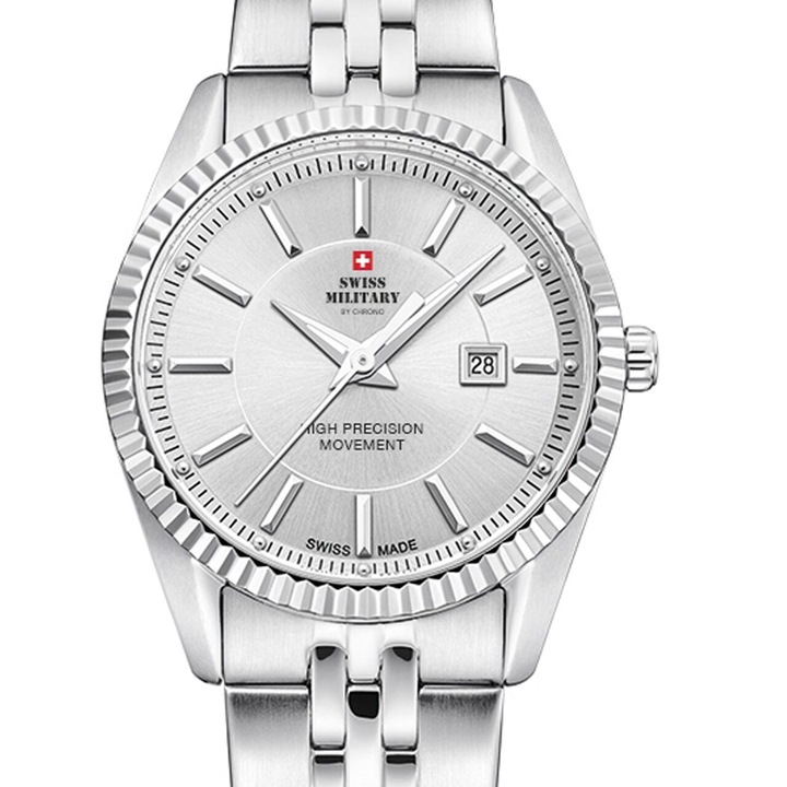 Дамски часовник Swiss Military By Chrono SM34066.02, 33mm, 5ATM