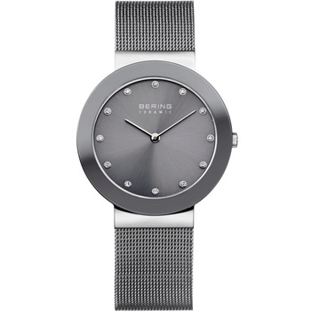 Ceas de dama Bering 11435-389 Ceramic, 34mm, 5ATM, Argintiu Ceas de dama Bering 11435-389 Ceramic, 34mm, 5ATM, Argintiu