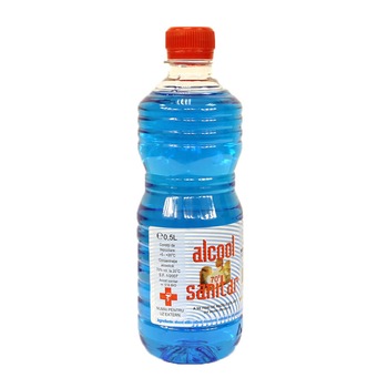 Set 12 x Sticle Alcool Sanitar EUROL 97 500ml produs avizat Ministerul Sanatatii Set 12 x Sticle Alcool Sanitar EUROL 97 500ml produs avizat Ministerul Sanatatii