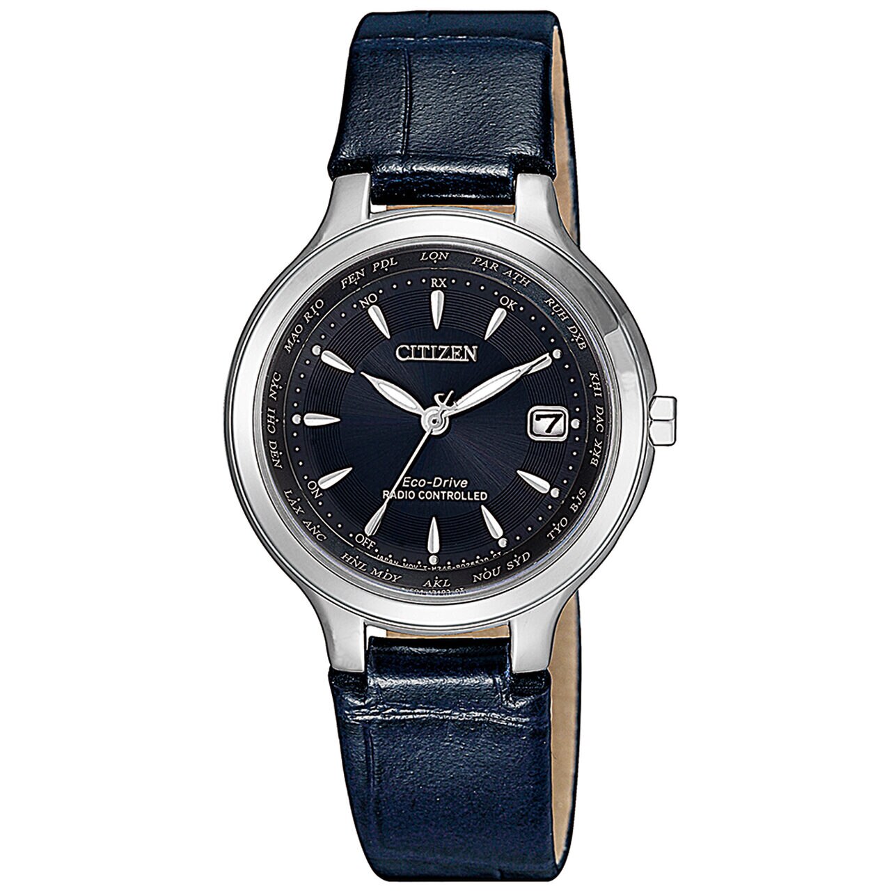 Ceas de dama Citizen EC1170-26L Eco-Drive 30mm, 5ATM, Argintiu