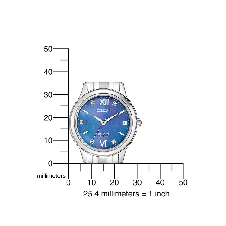 Дамски часовник Citizen EM0720-85N, 30mm, 5ATM