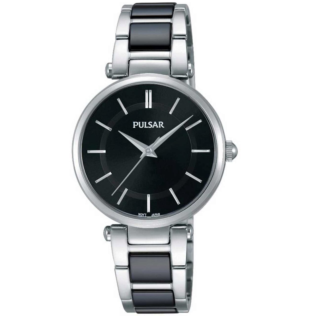 Ceas de dama Pulsar PH8193X1 Ceramic 30mm, 3ATM, Argintiu