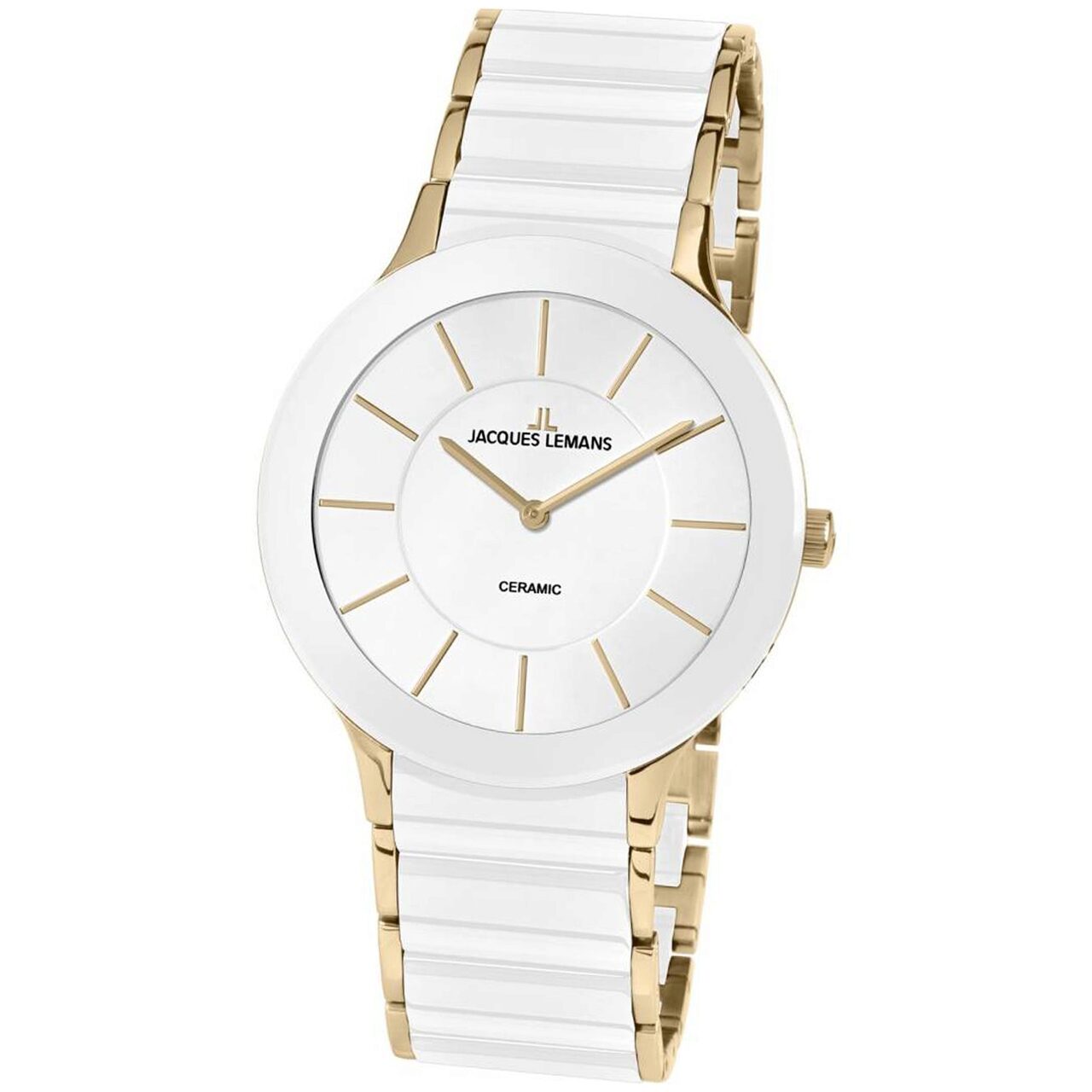 Ceas de dama Jacques Lemans 1-1856C, Auriu