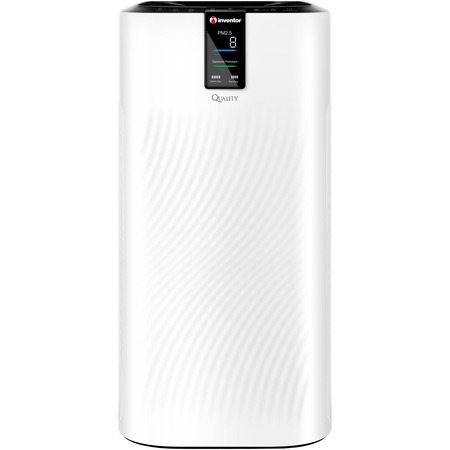 Purificator de aer Inventor Quality 700, 6 etape filtrare, Ionizator, Indicator calitate aer, Mod Sleep, Alb