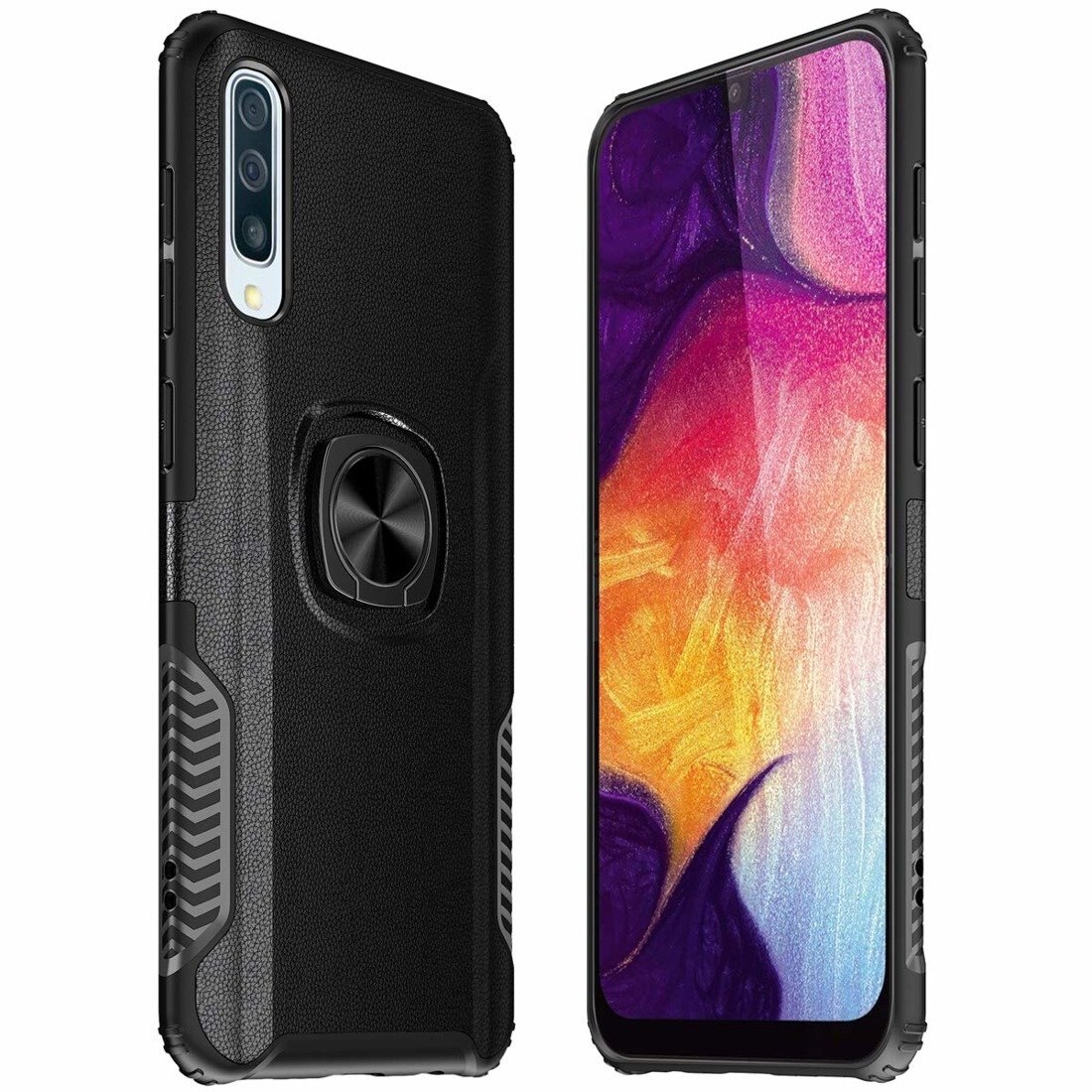 Husa Samsung Galaxy A50 Armor Ring Black