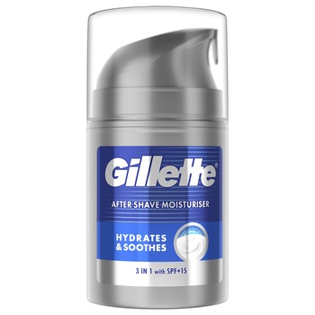 After shave crema Gillette Hydrates&Soothes, 50 ml After shave crema Gillette Hydrates&Soothes, 50 ml