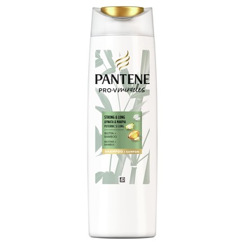 Sampon Pantene Pro-V Miracles Strong&Long pentru par puternic si lung, 300 ml Sampon Pantene Pro-V Miracles Strong&Long pentru par puternic si lung, 300 ml