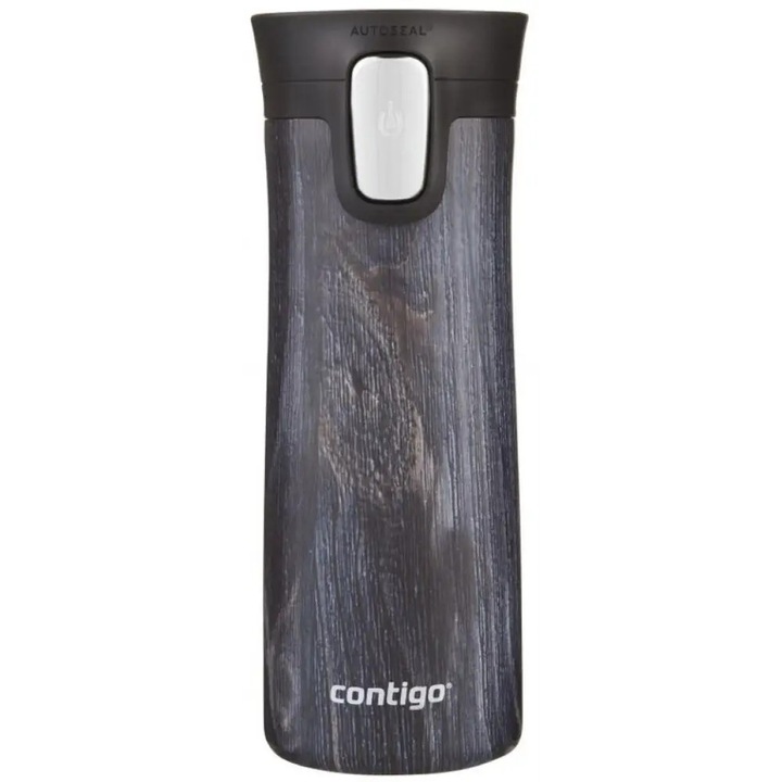 Termos Contingo, Otel inoxidabil, 420 ml, Mat, Negru