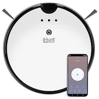 Robot aspirare iHunt Vacuum PRO, Wi-Fi App, Robot Aspirare, Curatare Umeda si Uscata, Multisuprafete, Navigare Giroscopica, Smart Memory, 3-in-1
