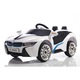 Електрическа кола за деца Ride On Kids, 6V4.5AH * 2 + 2 мотор, LED светлина, MP3,Реплика на BMW i8, Бял