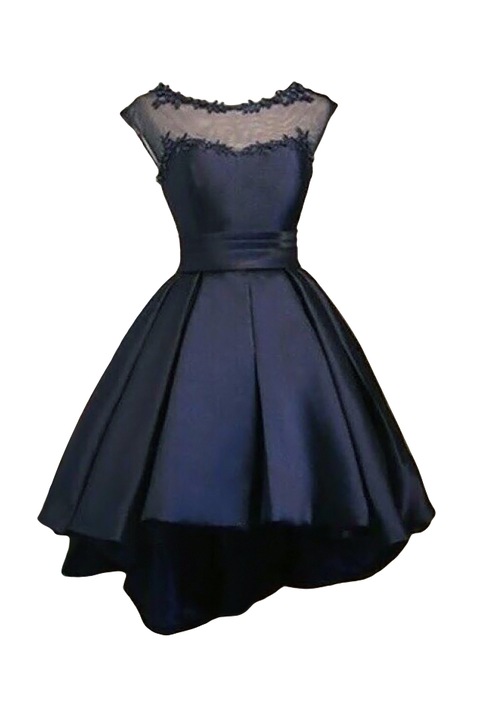 Официална синя рокля от сатен, Eviza, размер L
