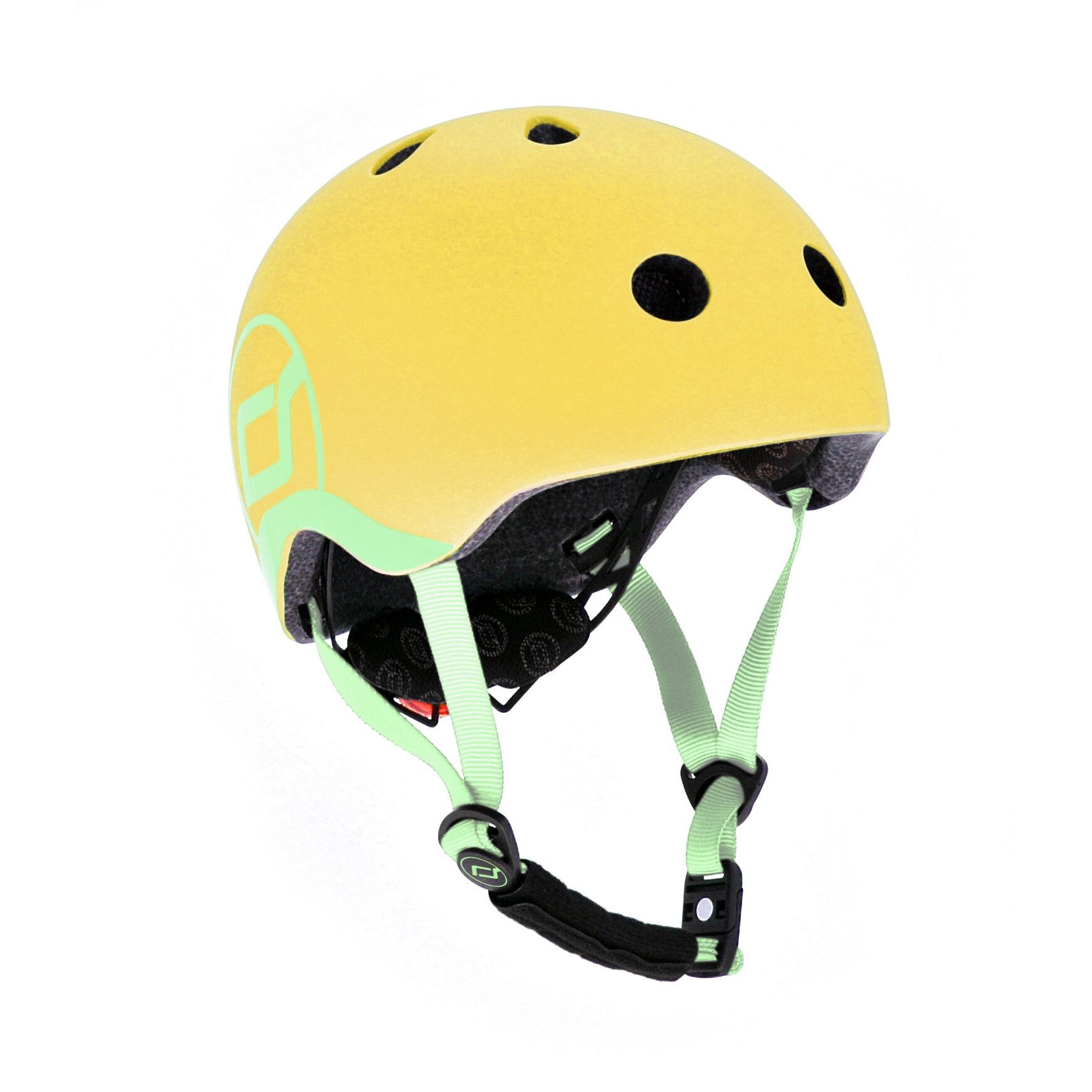 Casca de protectie pentru copii, cu sistem de reglare, Scoot & Ride Lemon, XXS-S, 1 an+