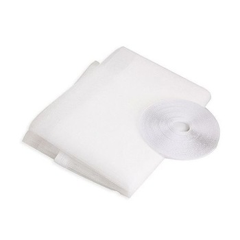 Plasa autoadeziva anti-tantari, lavabil, rezistent UV, deschidere cu fermoar, 130 x 150 cm, alb Plasa autoadeziva anti-tantari, lavabil, rezistent UV, deschidere cu fermoar, 130 x 150 cm, alb