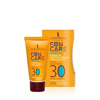 Crema de fata Cosmetica Afrodita Sun Care SPF30 50ml Crema de fata Cosmetica Afrodita Sun Care SPF30 50ml