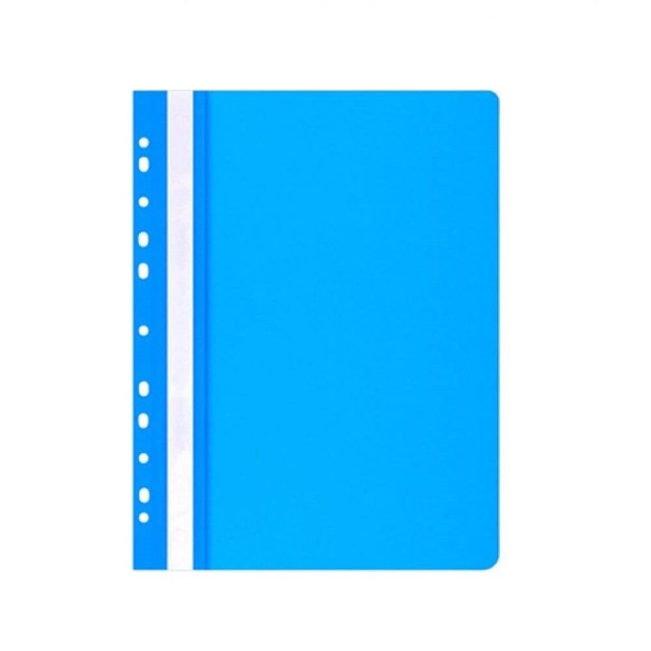 Пластмасова пила с шина и множество перфорации, 225x305 мм, капацитет 200 листа, 25 бр./компл., син цвят