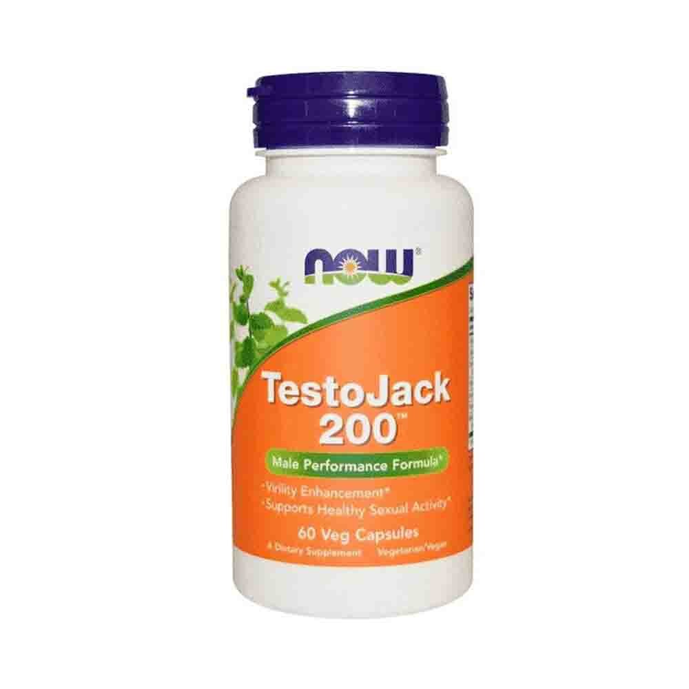 TestoJack 200, Stimulent de Testosteron, Now Foods Fara aroma