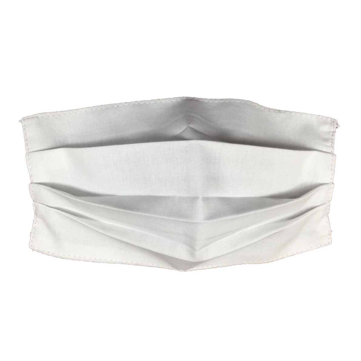 Masca protectie din bumbac 100% refolosibila cu pliuri by Liz Line - MPalb