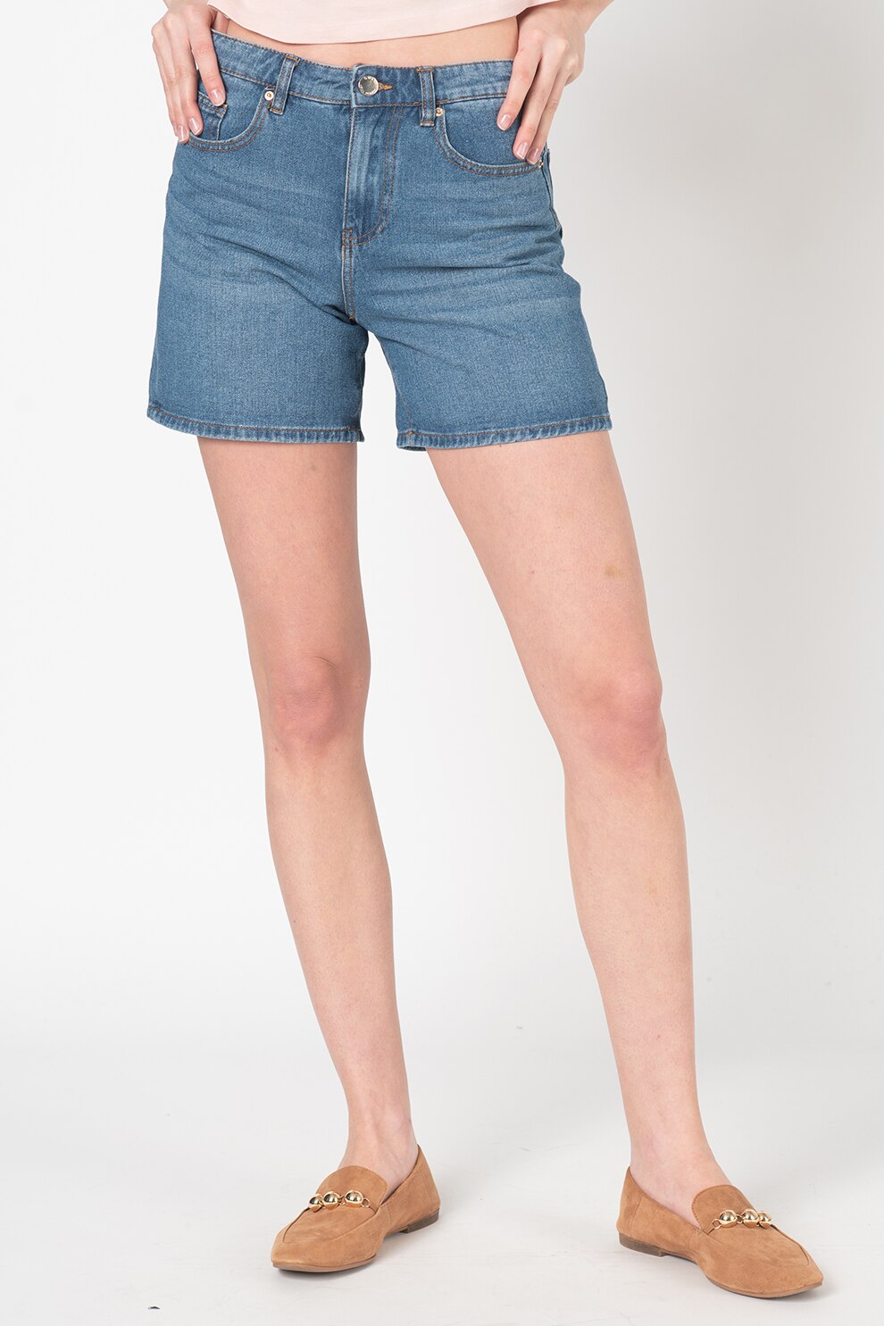 Only, Pantaloni scurti din denim Phine, Albastru