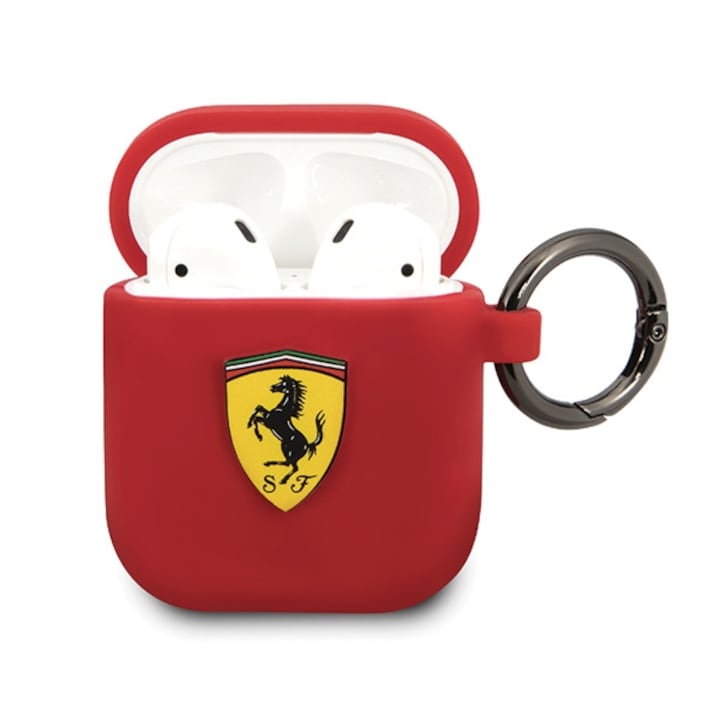 Ferrari AirPods védőtok, piros