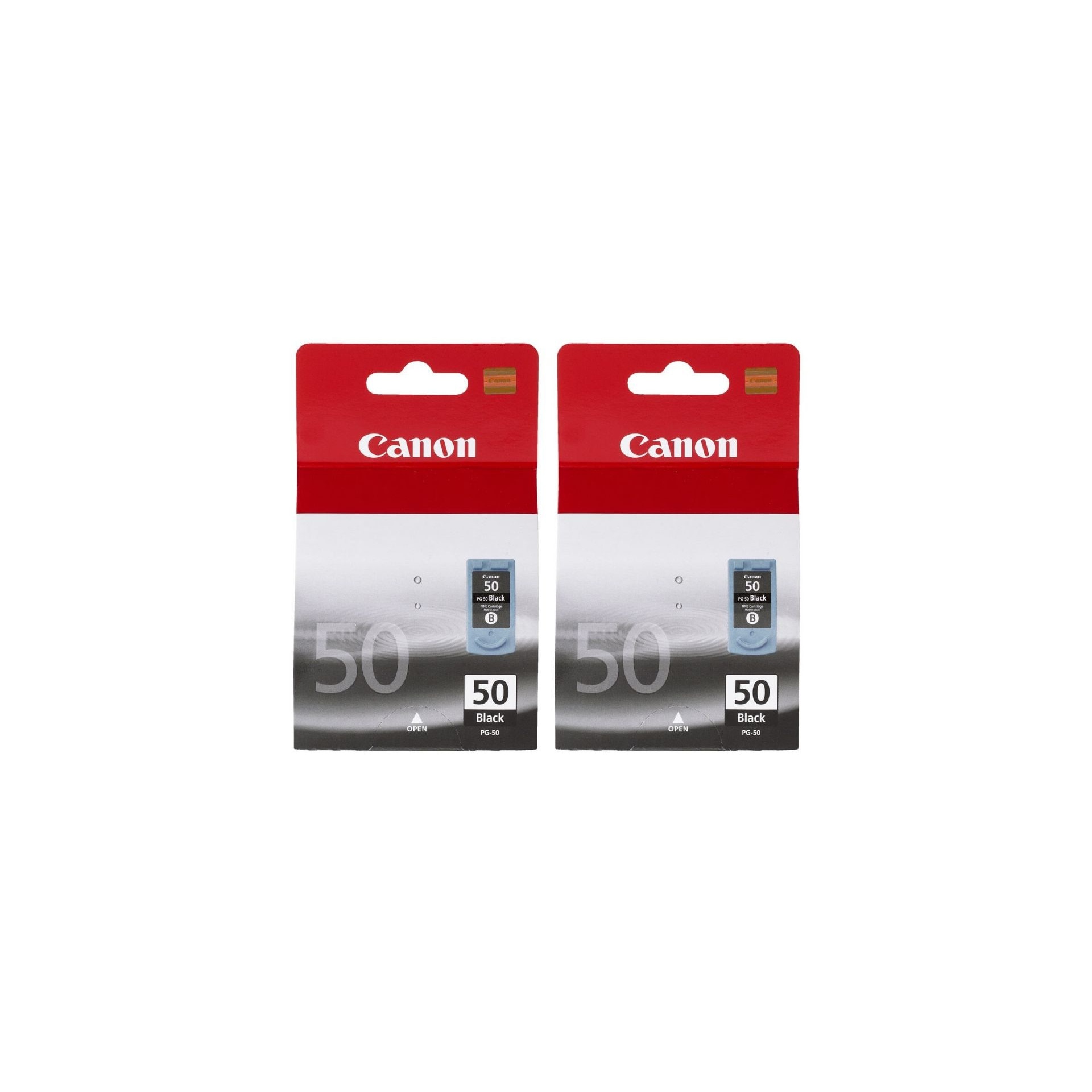 Pachet cartuse cerneala PG-50 negru x2 Canon original 1020 pagini