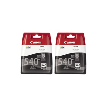 Pachet cartuse cerneala PG-540 negru x2 Canon original 360 pagini Pachet cartuse cerneala PG-540 negru x2 Canon original 360 pagini
