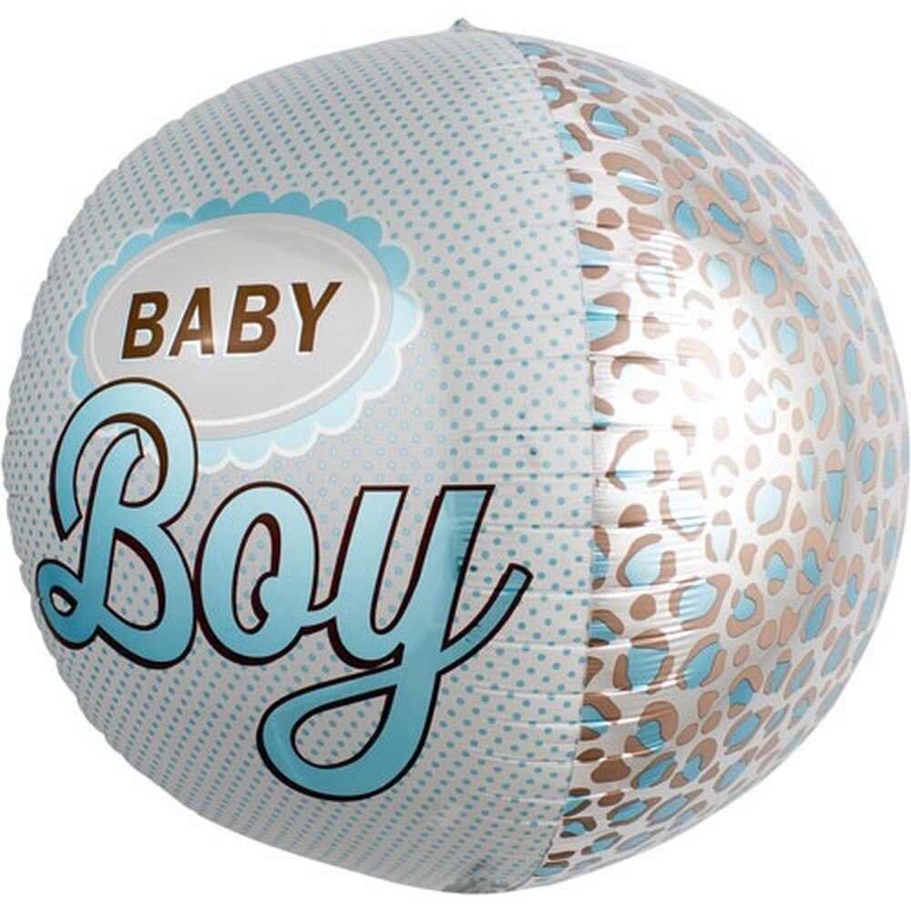 Balon folie sfera baby boy- 43 cm, 1 bucata