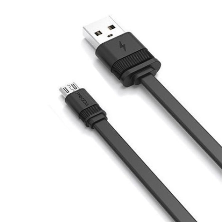 Proda Fenche Series PD-B17m USB - Micro-USB kábel 3A 1M fekete