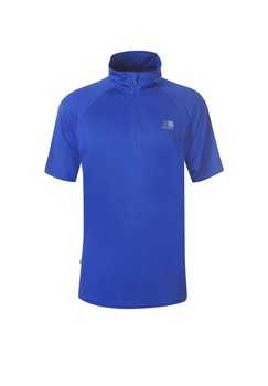 Tricou sport cu fermoar Karrimor 1.4, Albastru inchis, L Tricou sport cu fermoar Karrimor 1.4, Albastru inchis, L