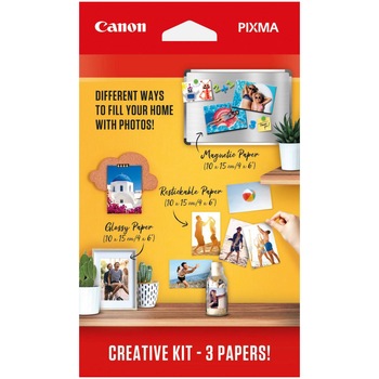 Set hartie foto Canon Creative 2, MG101 + RP101 + PP201 Set hartie foto Canon Creative 2, MG101 + RP101 + PP201