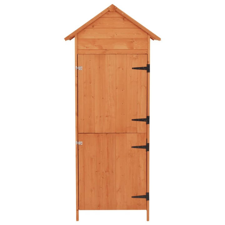 Lada depozitare, vidaXL, Lemn, 42,5 x 64 x 190 cm, Maro