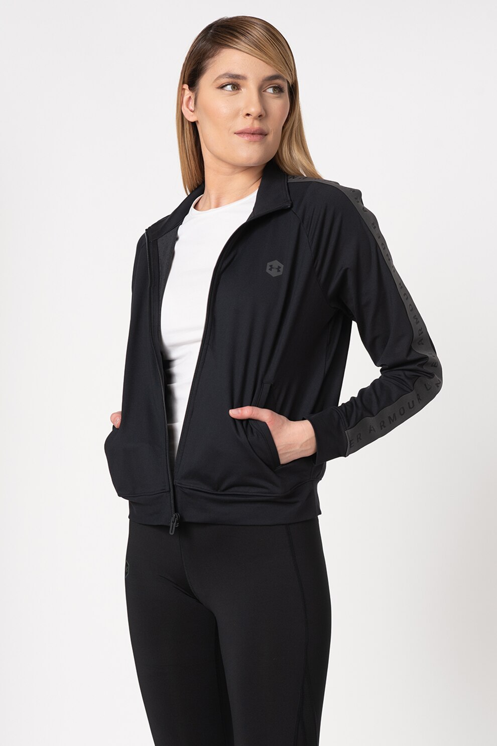 Under Armour, Hanorac pentru antrenament Athlete Recovery, Negru