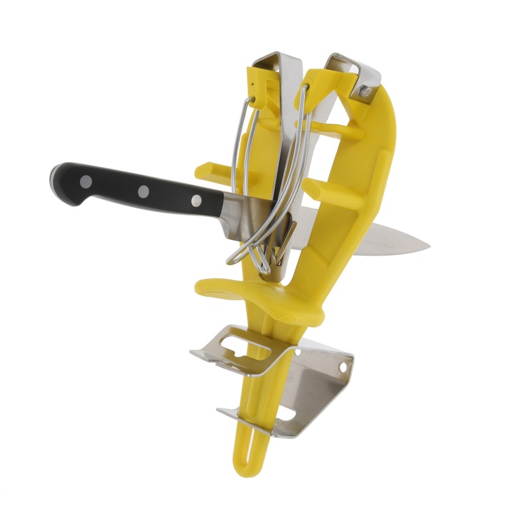 Ascutitor cutite profesional Sharp Easy galben