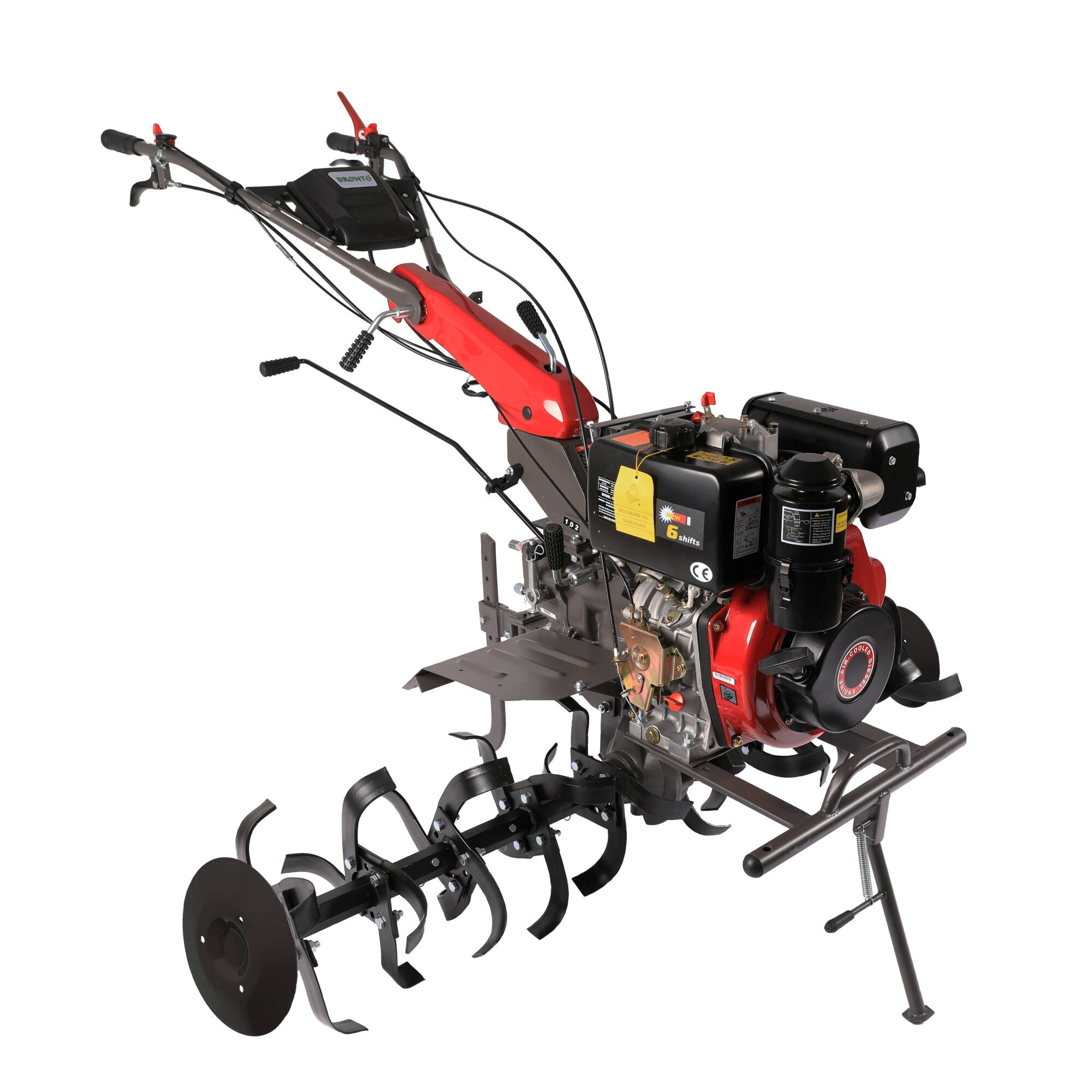 Motosapatoare Bronto WM 1100 BE-6 cu roti cauciuc 5.0-12, 6,6 kW, 406 cc, 4T, 80-135 cm