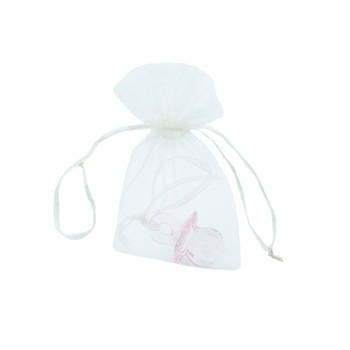 Marturie pentru botez 2 piese saculet si suzeta NN MB2P-1, Multicolor Marturie pentru botez 2 piese saculet si suzeta NN MB2P-1, Multicolor