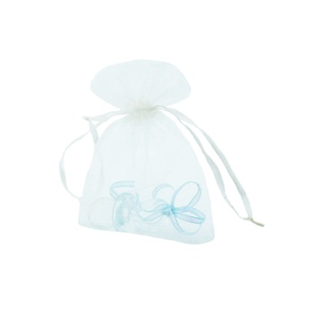 Marturie pentru botez 2 piese saculet si suzeta NN MB2P, Multicolor Marturie pentru botez 2 piese saculet si suzeta NN MB2P, Multicolor