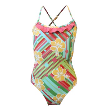 Costum de baie Fashy fete, multicolor, marimea 116 cm, 6-7 ani Costum de baie Fashy fete, multicolor, marimea 116 cm, 6-7 ani