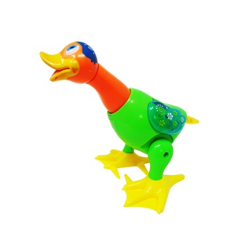 Jucarie Ratusca Muzicala si Plimbareata, Verde/Portocaliu Jucarie Ratusca Muzicala si Plimbareata, Verde/Portocaliu